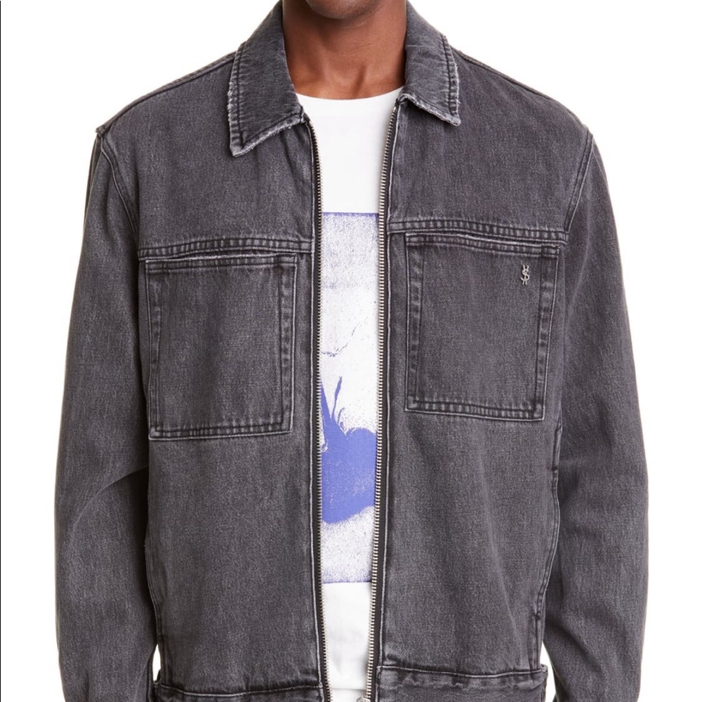 Men’s Ksubi Werker Denim Jacket, Cement. From KITH